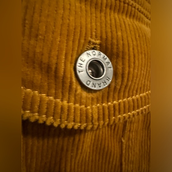 The Normal Brand Sherpa Collar Cord Trucker // Gold // Medium - Picture 2 of 7